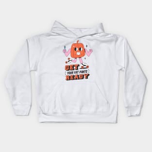 Get your fat pants ready | Hungry Pumpkin Kids Hoodie